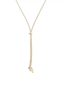 Sunburst and Pearl Charm Necklace