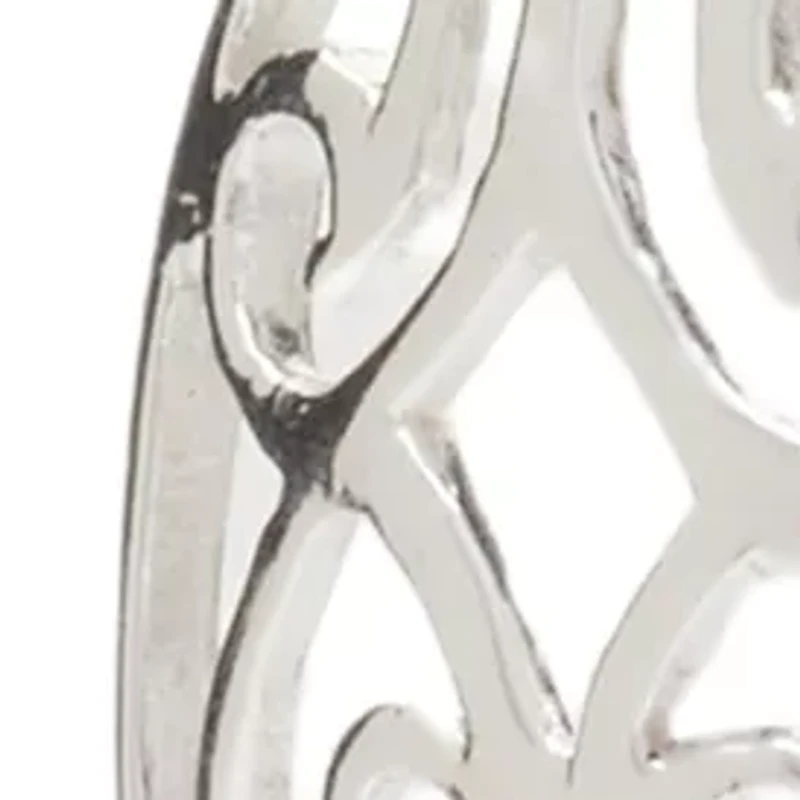 Sterling Silver Teardrop Filigree Earrings