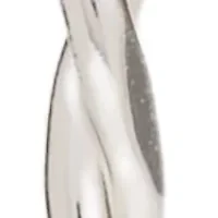 Sterling Silver Twist Hoop Earrings