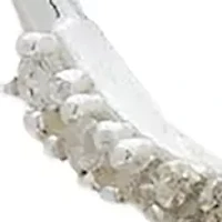 Sterling Silver Round Cubic Zirconia Stud Earrings