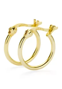 Hoop Earrings Sterling Silver