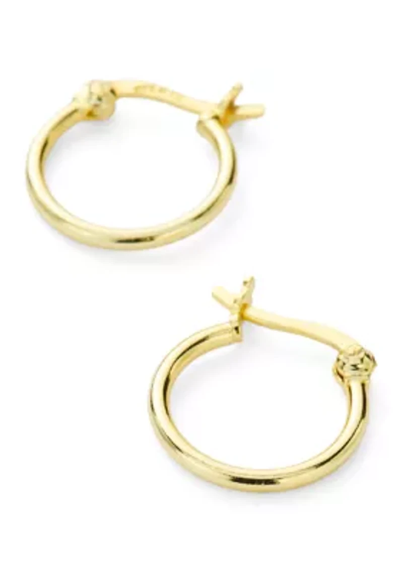 Hoop Earrings Sterling Silver