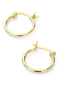 Hoop Earrings Sterling Silver