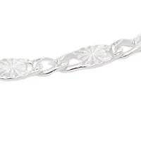 Sterling Silver Disc Chain Bracelet