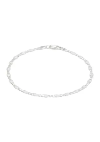 Sterling Silver Disc Chain Bracelet