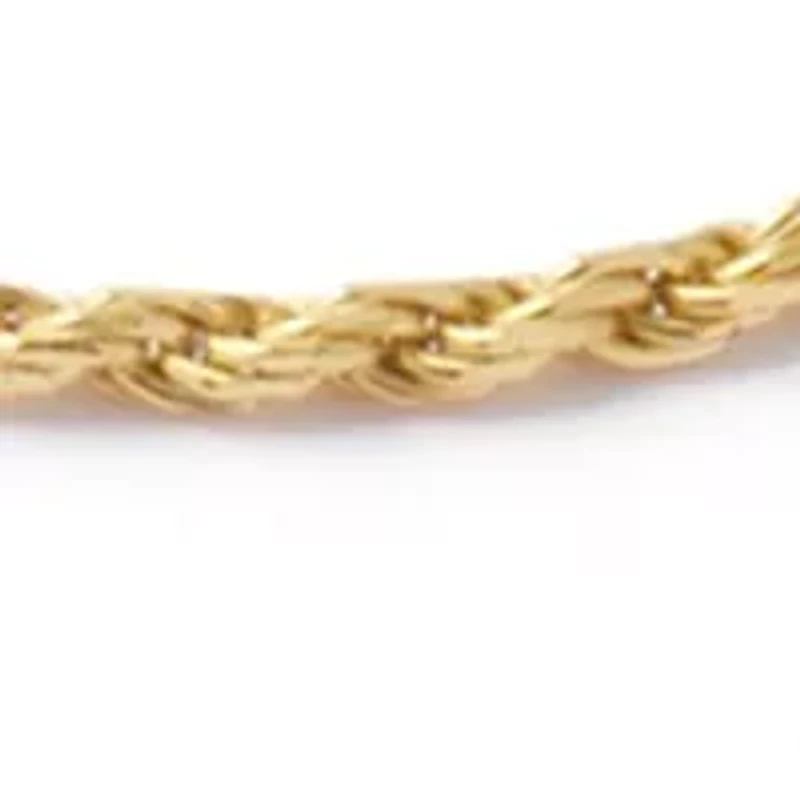 Gold Over Sterling Silver Chain Necklace