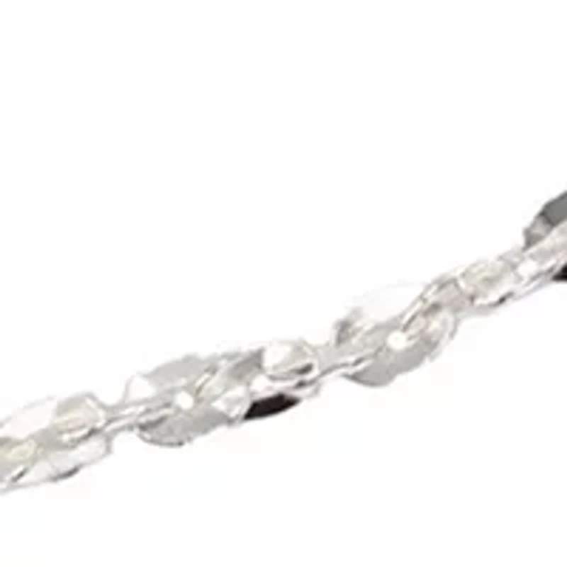 Sterling Silver Tiny Sparkle Chain Bracelet