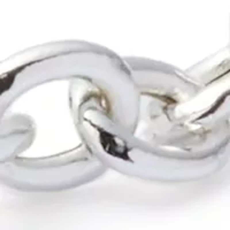 Sterling Silver Combo Chain Bracelet