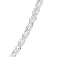 Sterling Silver Spiga 18'' Chain Necklace
