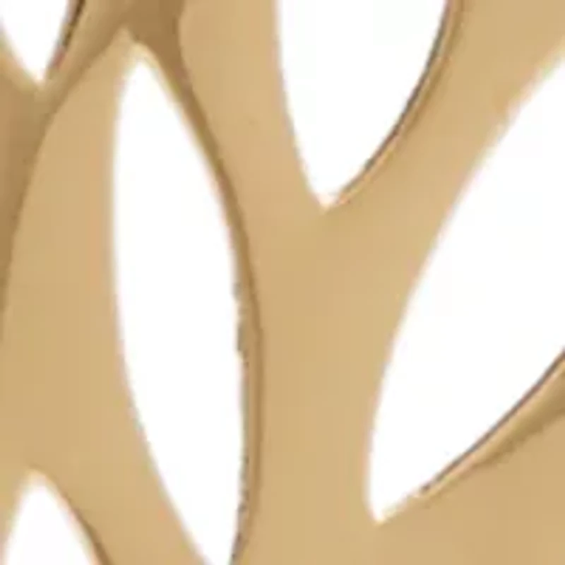 Gold Plated Filigree Teardrop Earrings