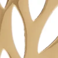 Gold Plated Filigree Teardrop Earrings