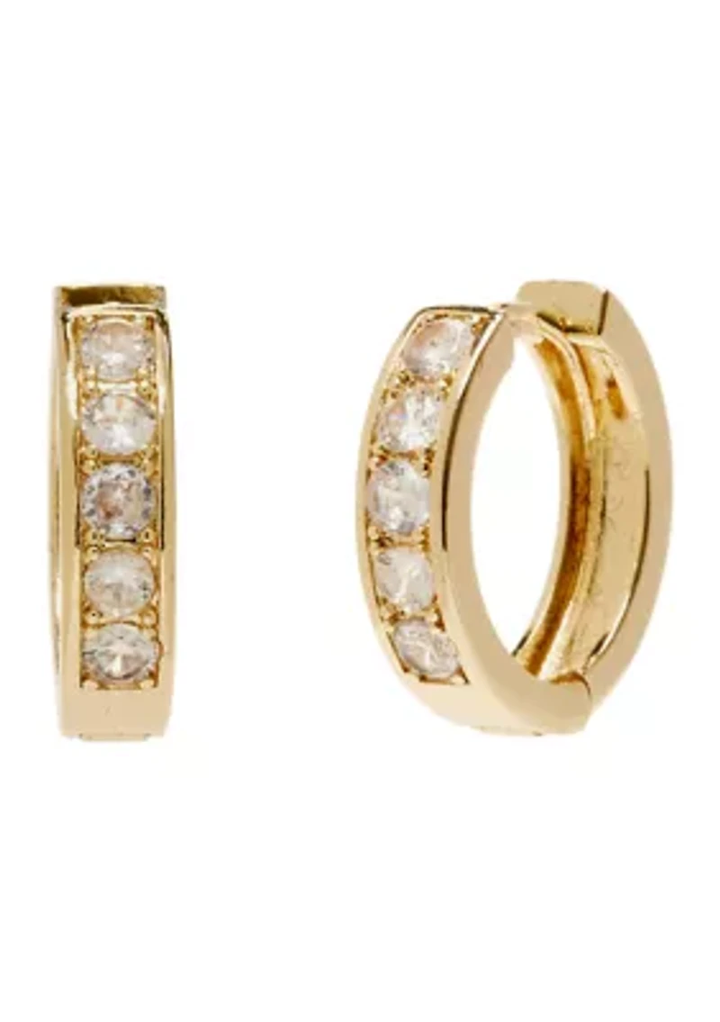 Gold Plated Drop Earring and Stud Set