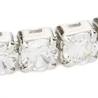 Sterling Silver Round Stone Tennis Bracelet