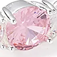 Silver Plated Stone Bangle Bracelet