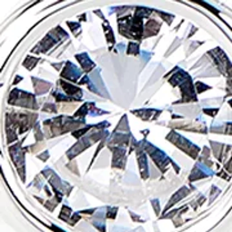 Silver Plated Lab Grown Cubic Zirconia Bracelet