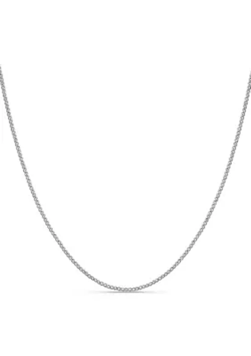 Rope Chain Sterling Silver Necklace