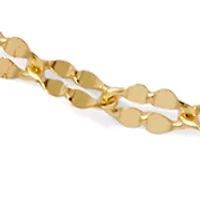 Gold Over Sterling Silver Cable Chain Necklace
