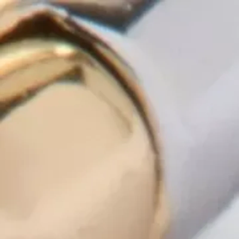 Huggie Two Tone Plated Hoop Earrings