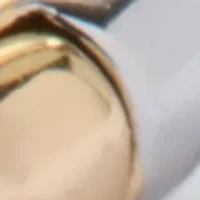 Huggie Two Tone Plated Hoop Earrings