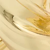 Lab Grown Gold Plated Chunky Twist Hoop Earrings