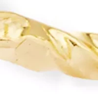 Fine Plated Twisted Hoop Earrings