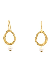 Sterling Silver Pearl Drop Earrings