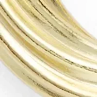 Textured Sterling Silver Hoop Earrings