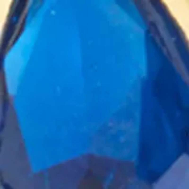 Lab Grown Cubic Zirconia Gold Over Silver Drop Earrings