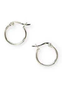 Sterling Silver Huggie Earrings