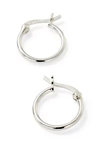 Sterling Silver Huggie Earrings