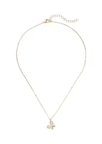 Gold Plated Butterfly Set