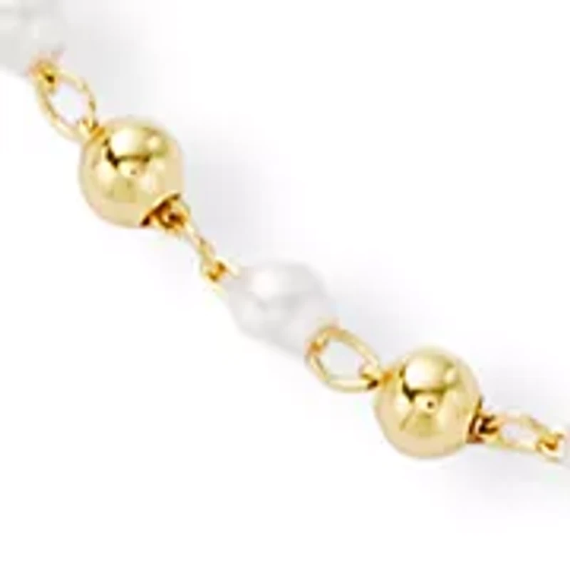 Fine Plated Beaded Anklet Set