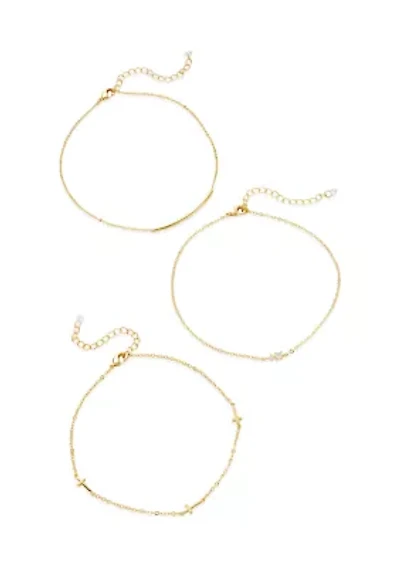 Anklet Set of 3