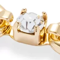 Fine Gold Plated CZ Link Tennis Bracelet