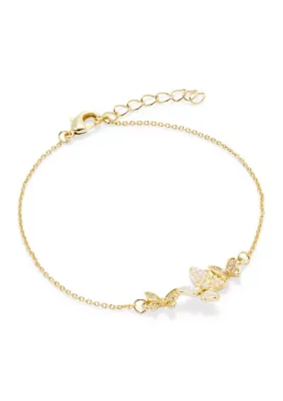 Butterfly CZ Bracelet