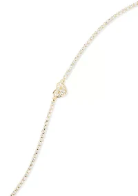 Heart CZ Tennis Bracelet