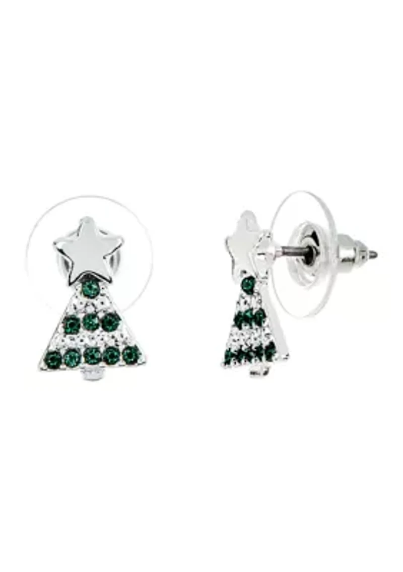 Holiday Cheer Enamel Earring Set