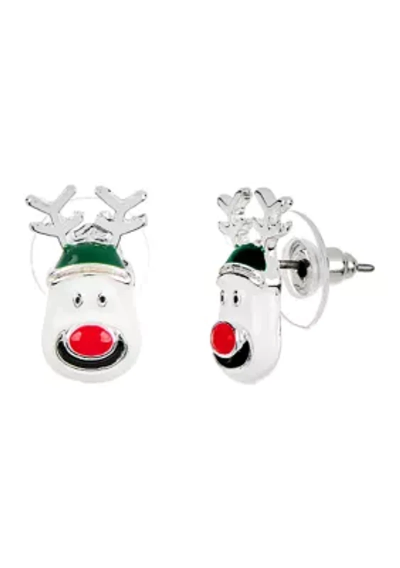 Holiday Cheer Enamel Earring Set