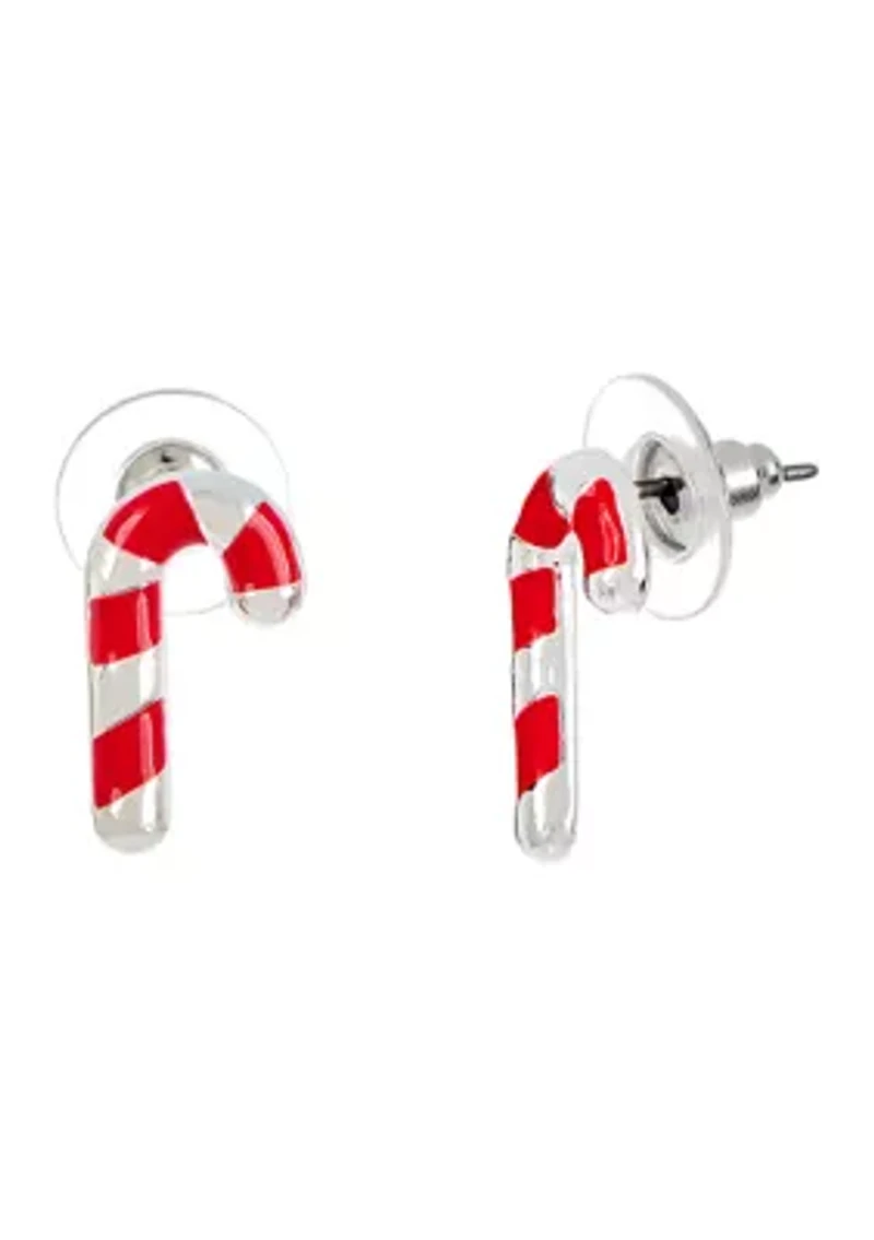 Holiday Cheer Enamel Earring Set