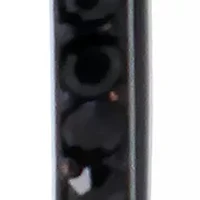 Black Pavé Hoop Earrings