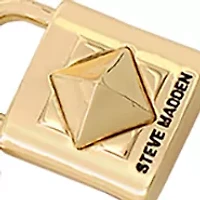 Padlock and Key Pendant Long Necklace