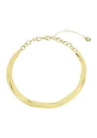 Woven Twist Collar Necklace
