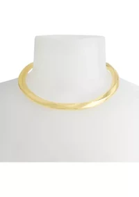 Woven Twist Collar Necklace