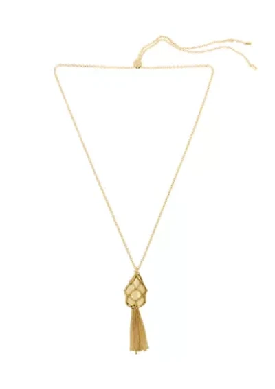 Chain Mesh Egg Pendant Necklace