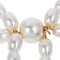 Punk Romance Pearl Bow Pendant Necklace