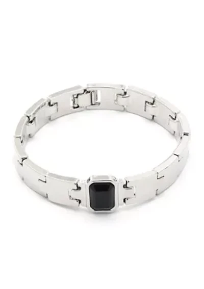 Stone Gem Watch Chain Bracelet