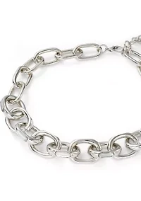 Statement Crystal Link Necklace