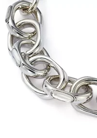 Statement Crystal Link Necklace