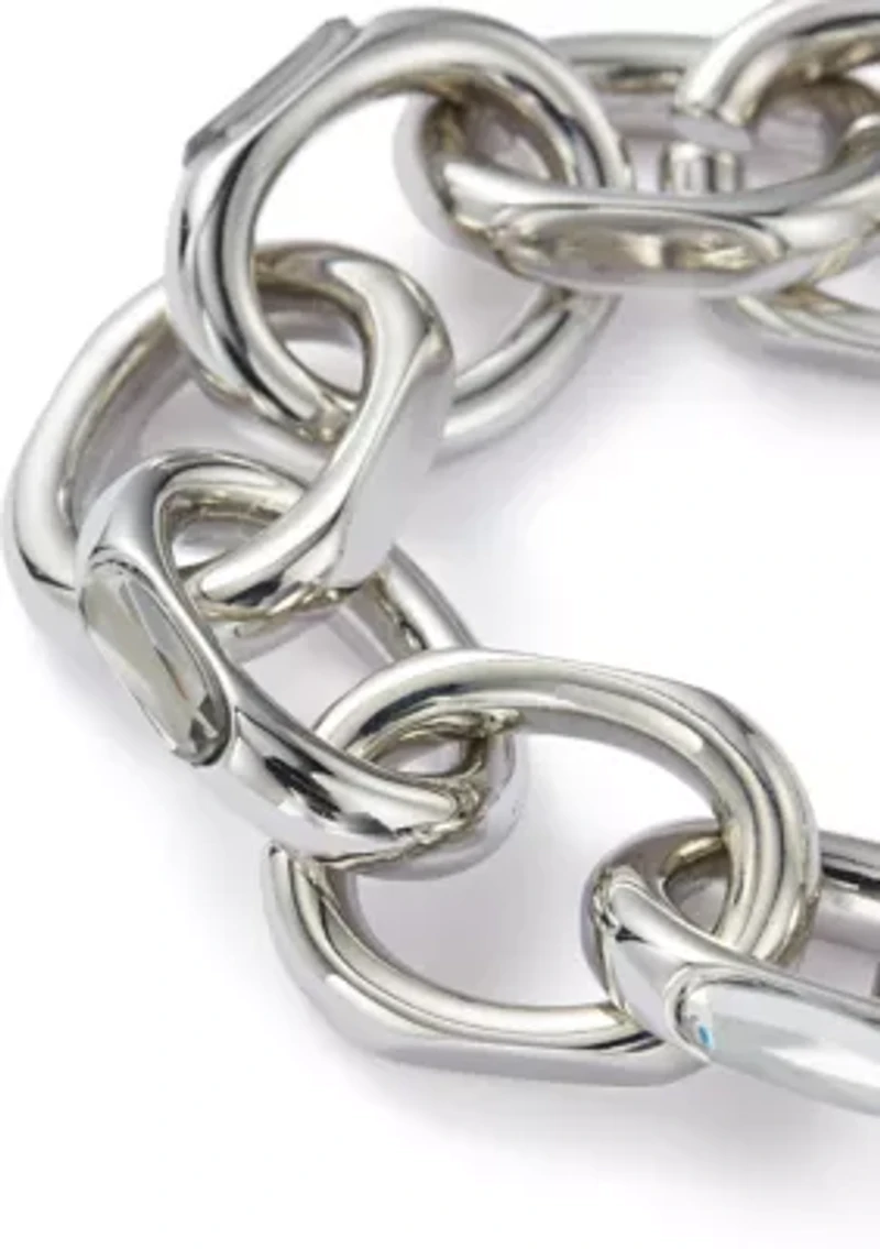Statement Crystal Link Bracelet