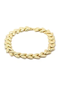 Heart Link Collar Necklace